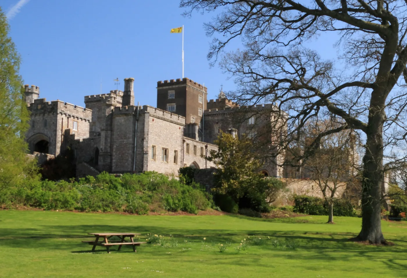 Powderham Castle, Kenton, on the Exe estuary