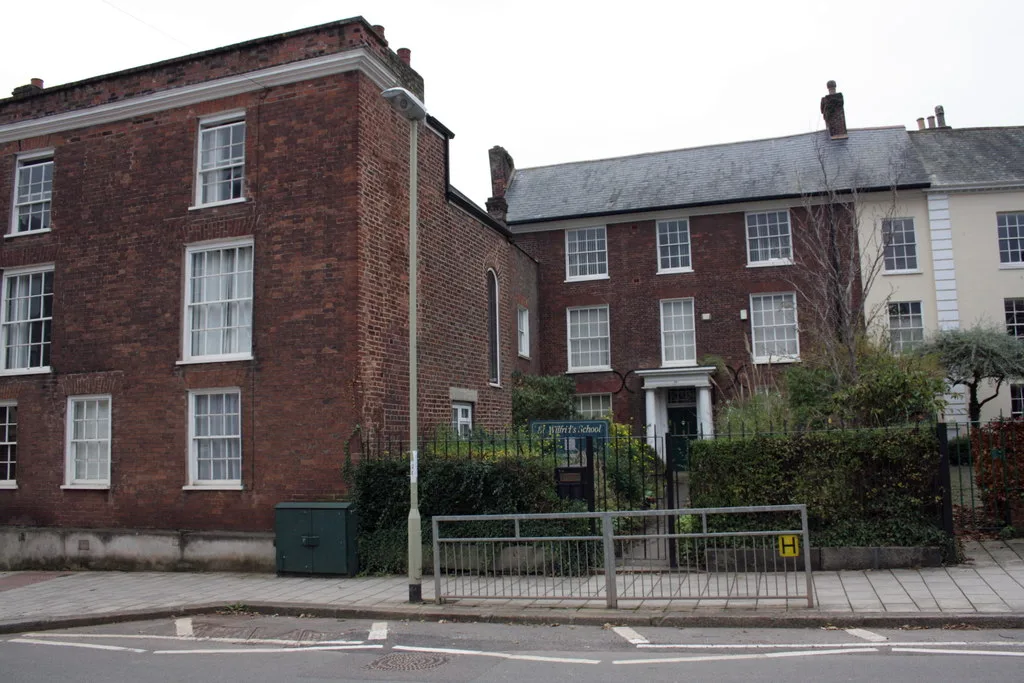 St Wilfrid's School at 29 St David's Hill, Exeter, photographed in 2011 while the school was open.